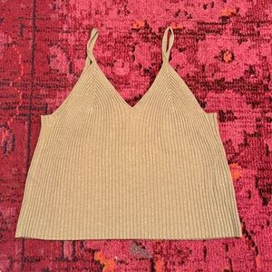 H&M Ribbed Sweater Tank (XXL)